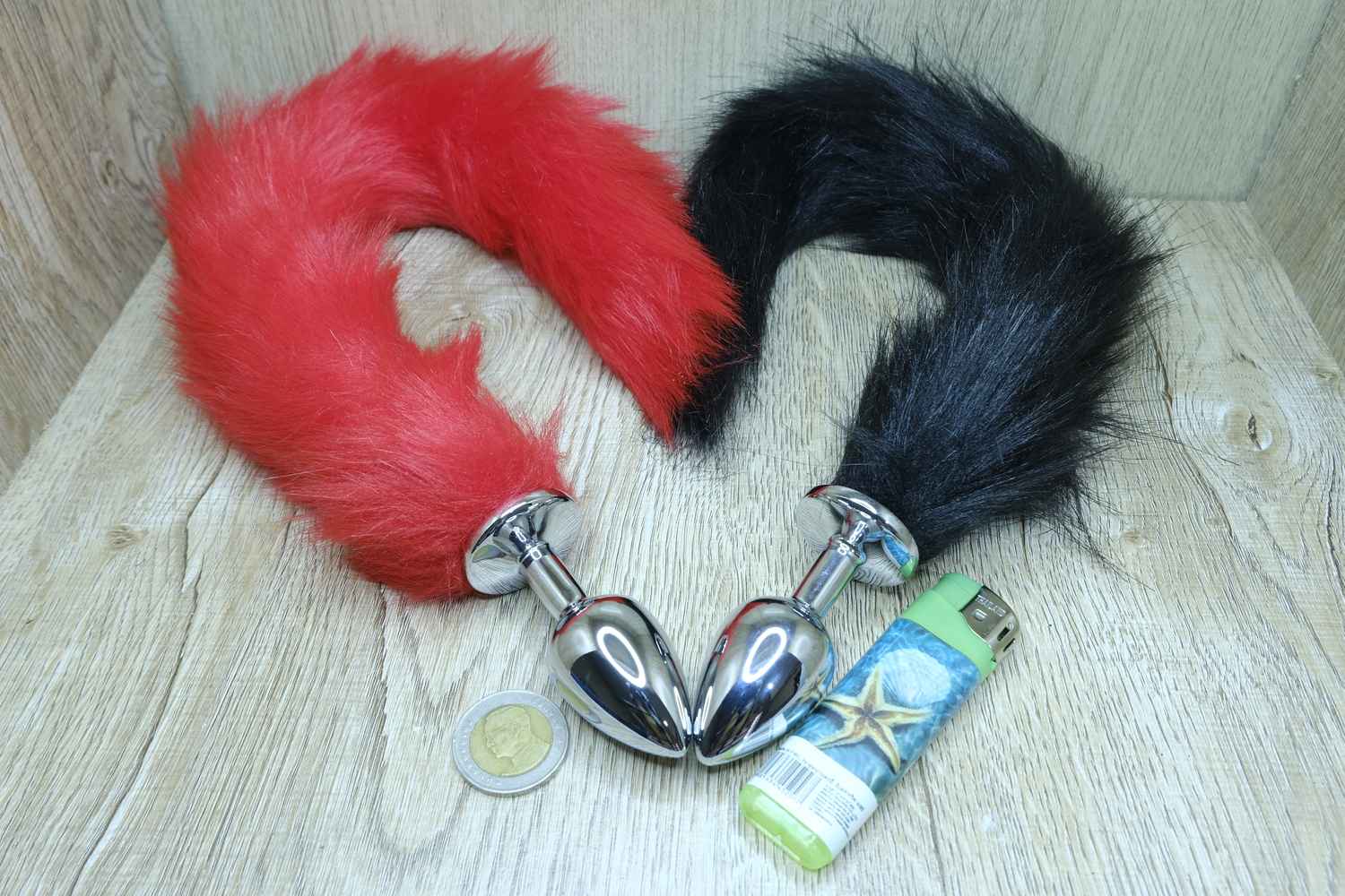 อุปกรณ์ BDSM Cosplay หางจิ้งจอก