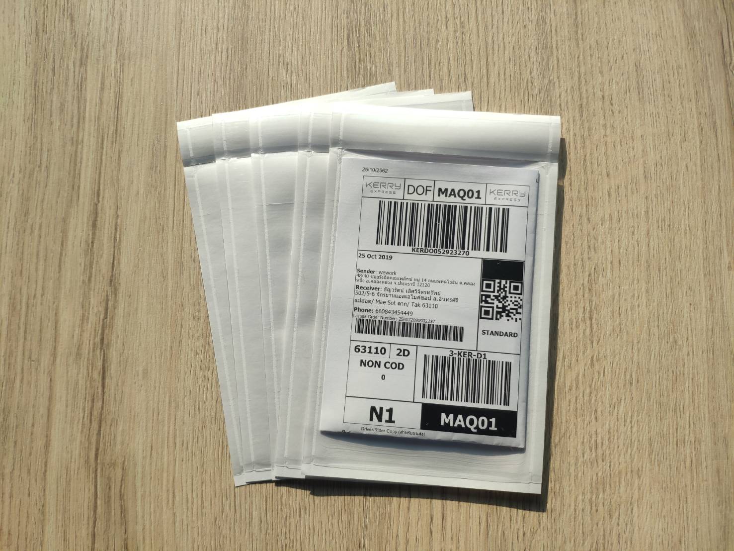 Packing List Envelopes/Packing Slip