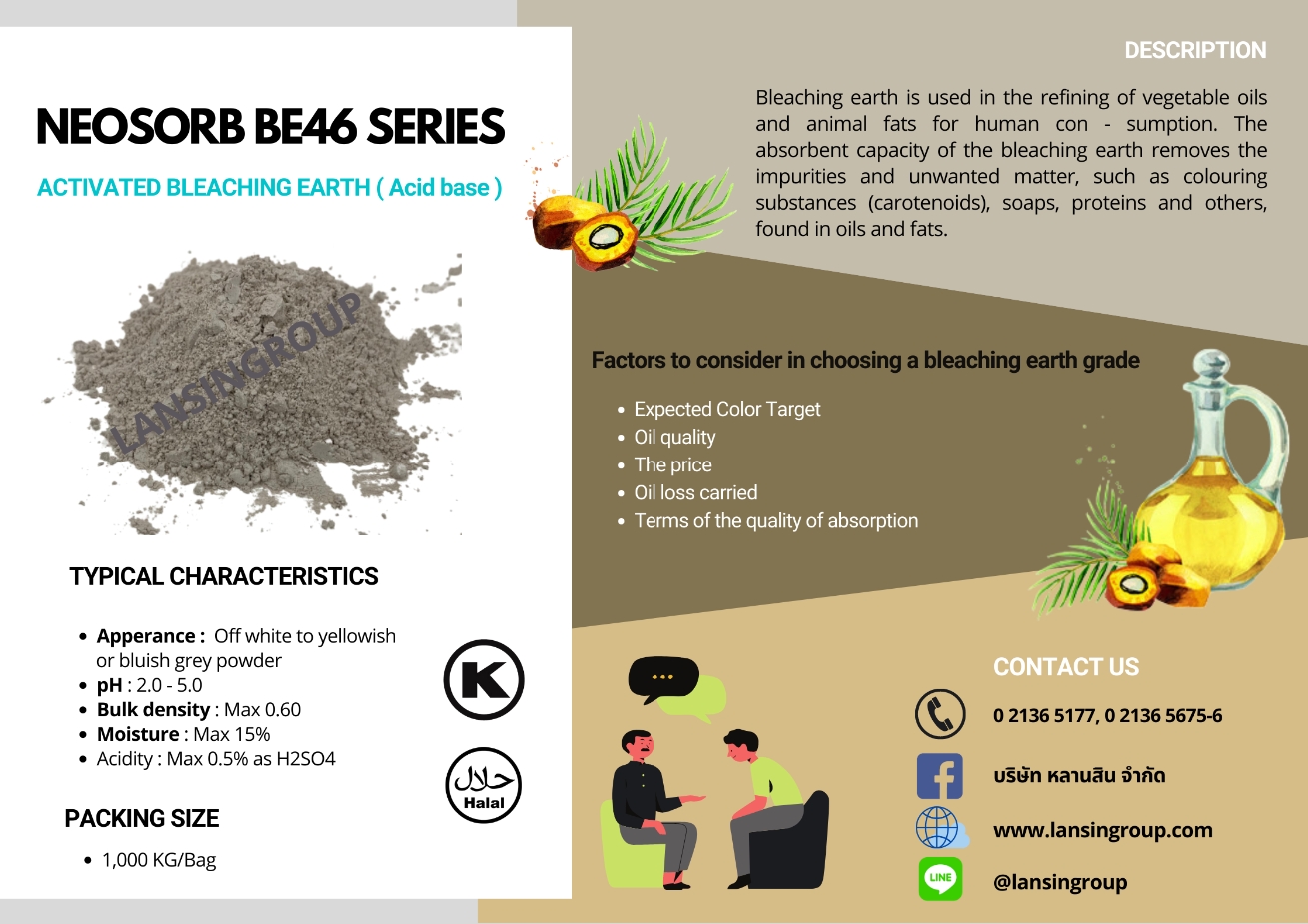 ACTIVATED BLEACHING EARTH ( Acid base )